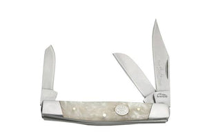 Rite Edge 3 Blade White Large Stockman’s Knife