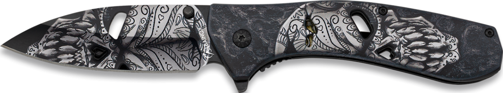 Albainox 3D Skull Pocket Knife