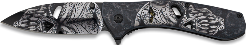 Albainox 3D Skull Pocket Knife