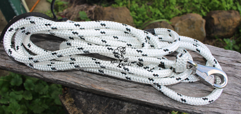 Marine Rope Lead With Bullsnap White With Black Fleck Only