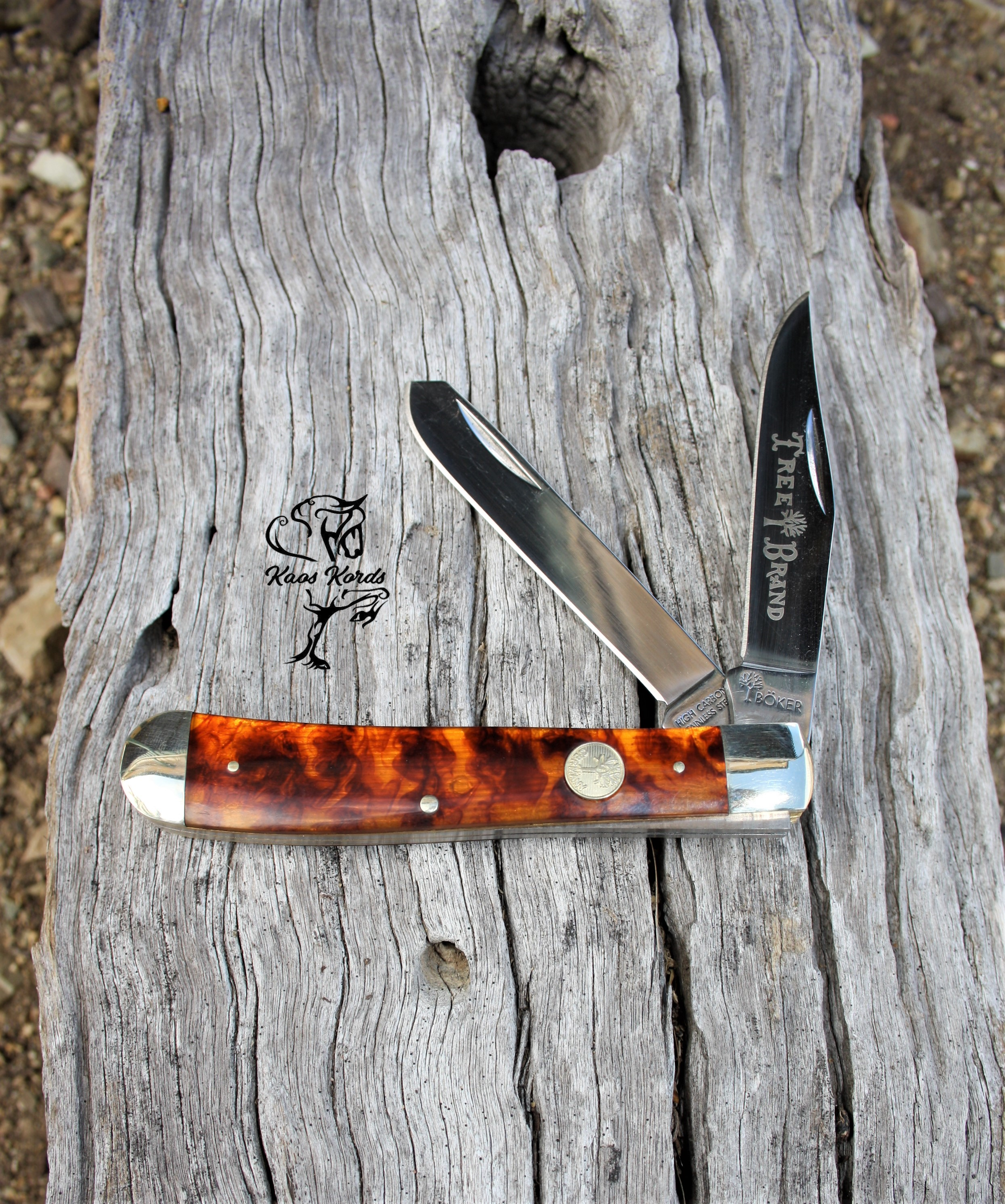 Boker Traditional Series Trapper with Faux Tortoise Handles and