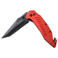 red emergency knife